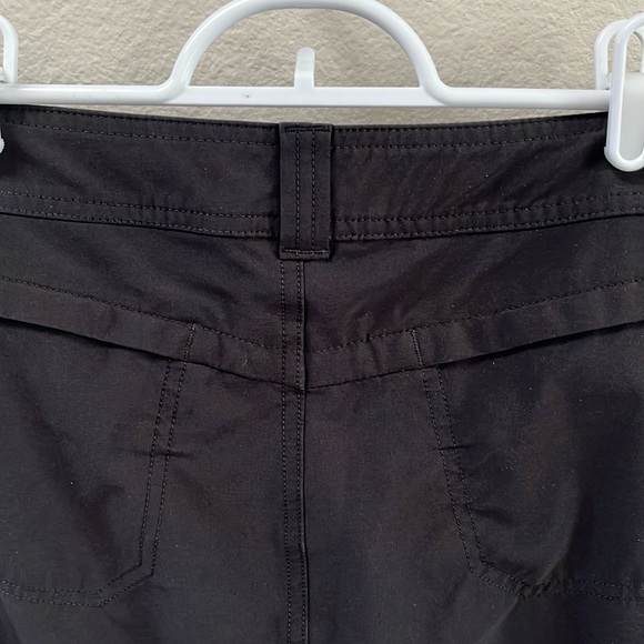 Eddie Bauer Active Adventurous Solid Black Skirt Skort, Size 6, Spandex Blend - Picture 6 of 13